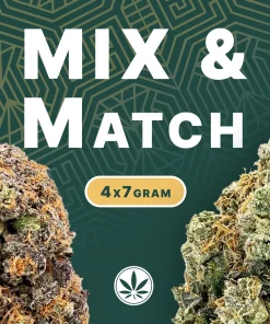 Buy 1oz of Mix & Match Kannabu Flower in 4 by 7gram selections!